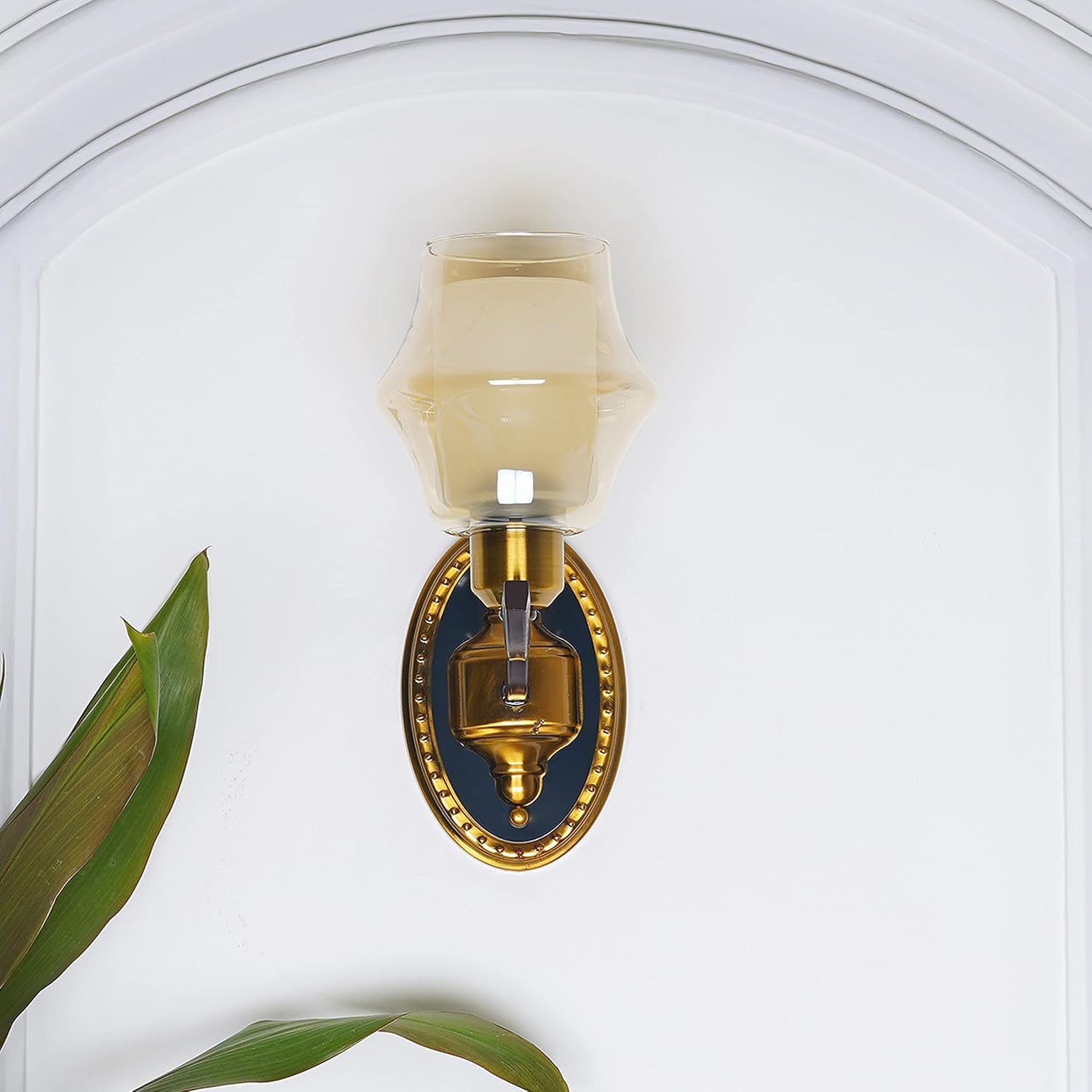 Mysville Dual Glass Shade Wall Light-ArtyCraftz.com