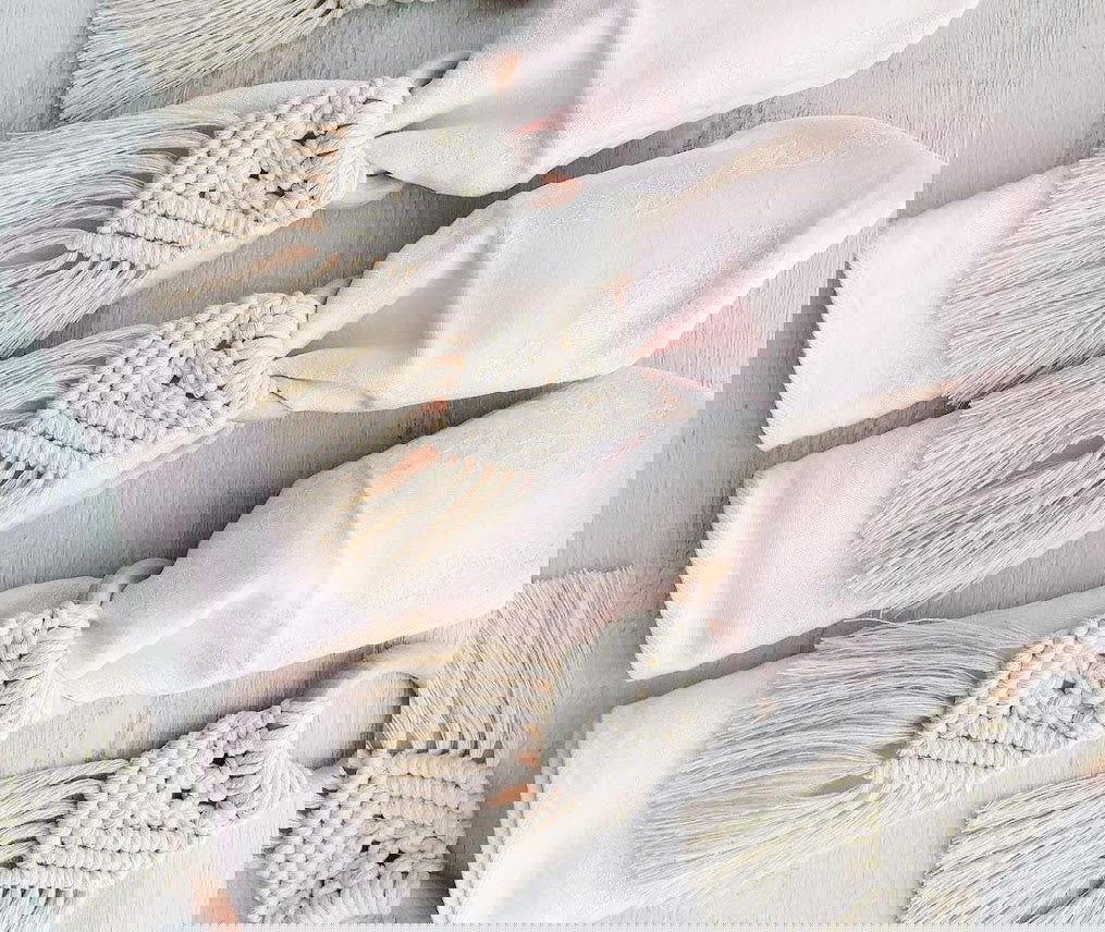 Napkin Ring (Set of 6) Set of 6 Napkin Rings  (White) - ArtyCraftz.com