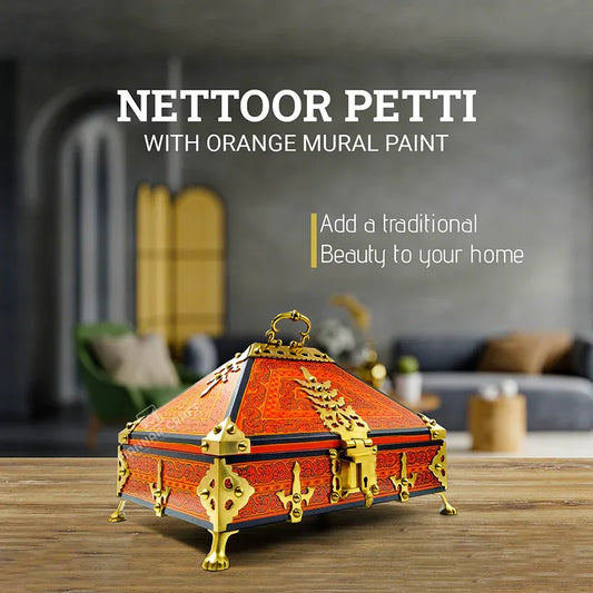 Nettoor Petti with orange mural paint-ArtyCraftz.com