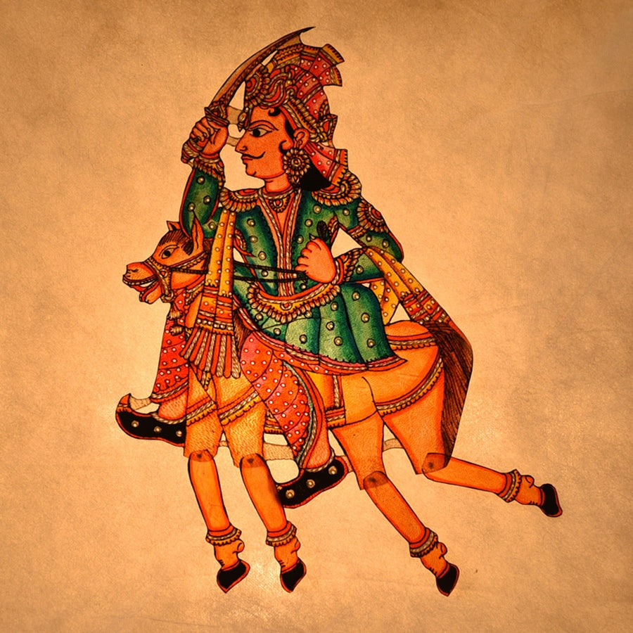 Nimmalakunta Kalki Tholu Bommalata Leather Puppet-ArtyCraftz.com