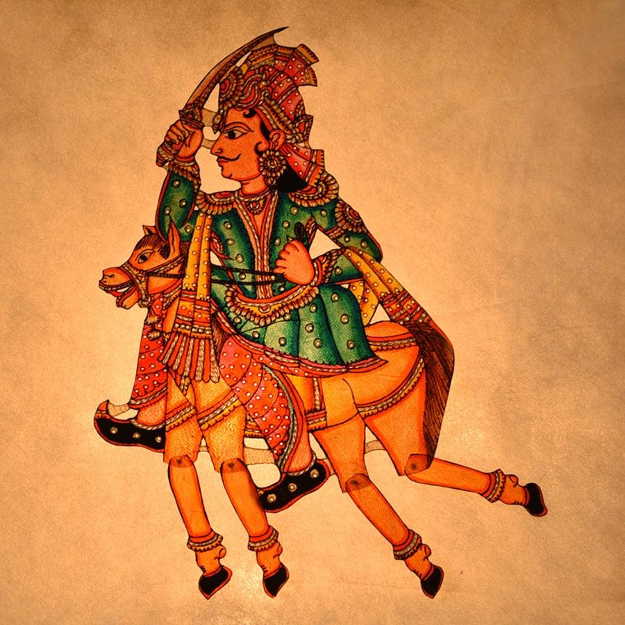 Nimmalakunta Kalki Tholu Bommalata Leather Puppet-ArtyCraftz.com