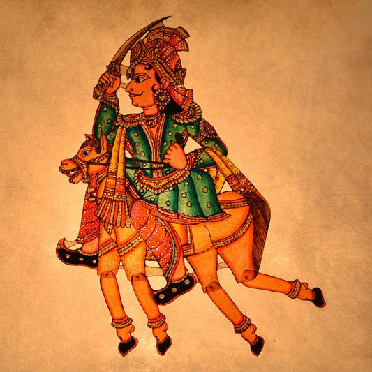Nimmalakunta Kalki Tholu Bommalata Leather Puppet-ArtyCraftz.com