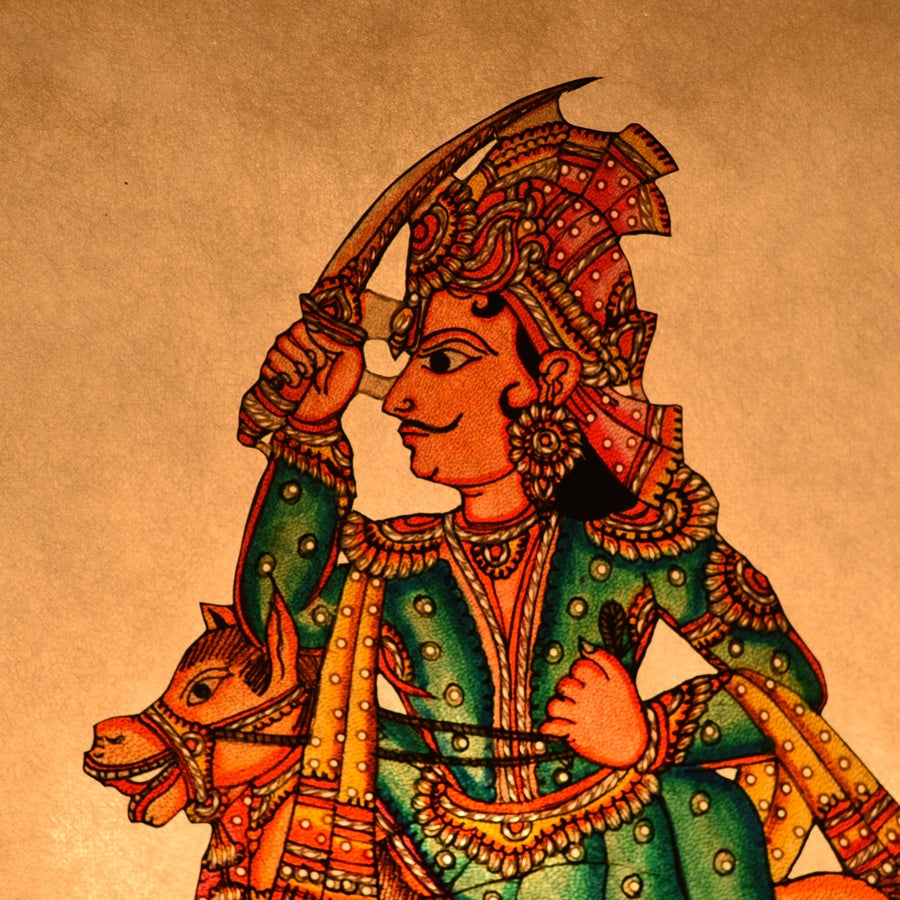 Nimmalakunta Kalki Tholu Bommalata Leather Puppet-ArtyCraftz.com