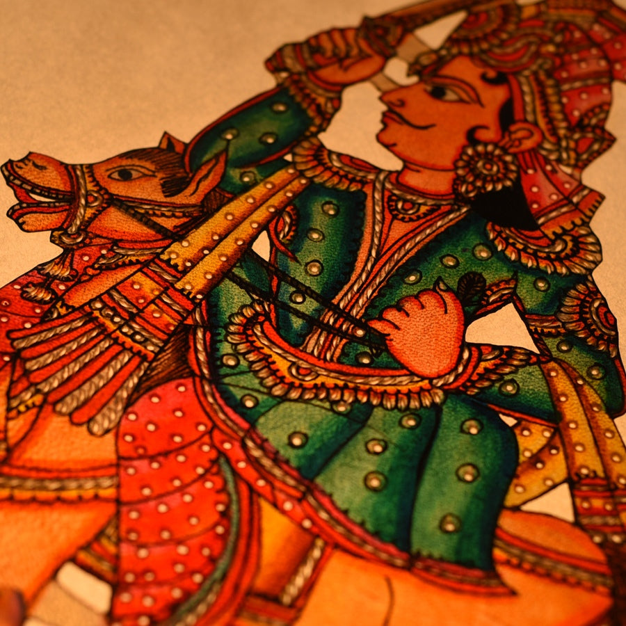 Nimmalakunta Kalki Tholu Bommalata Leather Puppet-ArtyCraftz.com