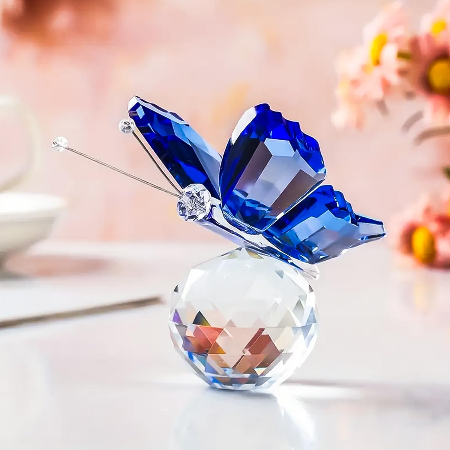 Nostrae Crystal Butterfly Show Pieces-ArtyCraftz.com