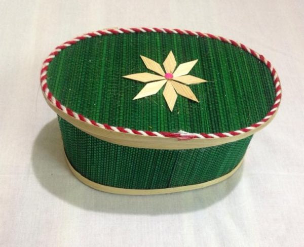 Oval Bamboo Designer Box