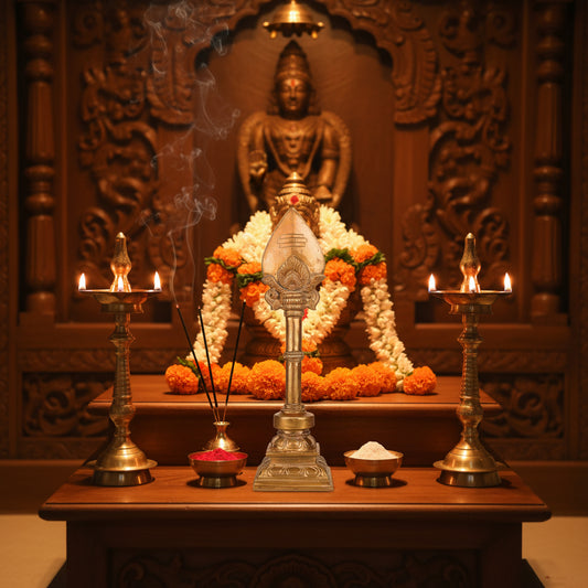 Panchaloha Bronze Murugan Vel 12.5 Inches-ArtyCraftz.com