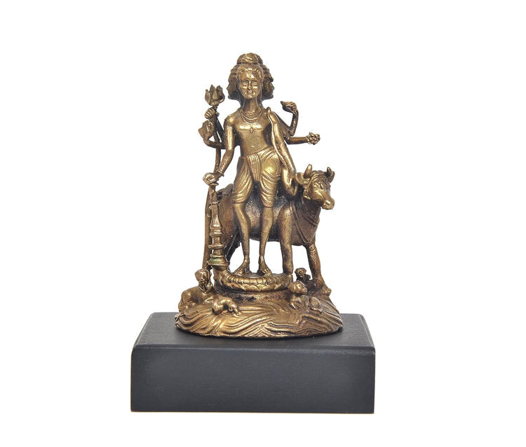 Panchaloha Dattatreya Statue 3 Inch-ArtyCraftz.com