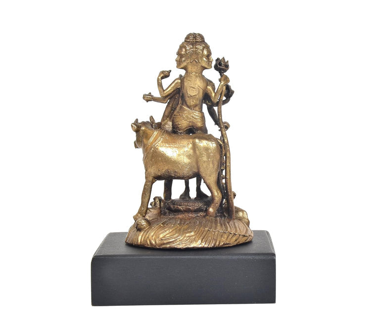 Panchaloha Dattatreya Statue 3 Inch-ArtyCraftz.com