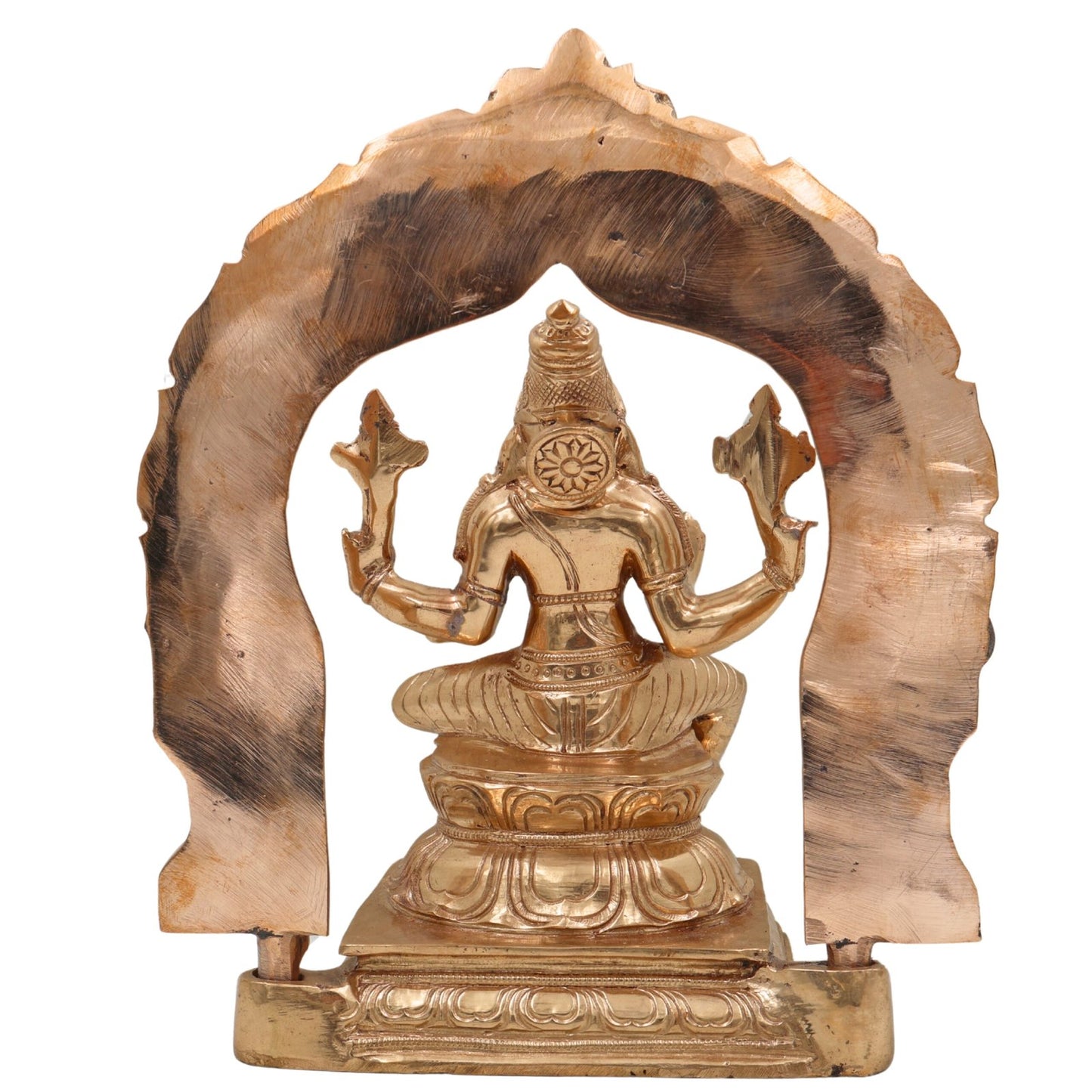 Panchaloha Narasimha Statue with Peedam-ArtyCraftz.com