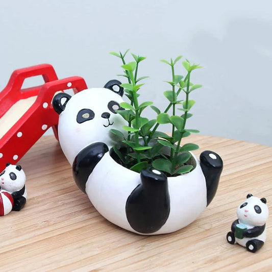 Panda Succulent Planter-ArtyCraftz.com