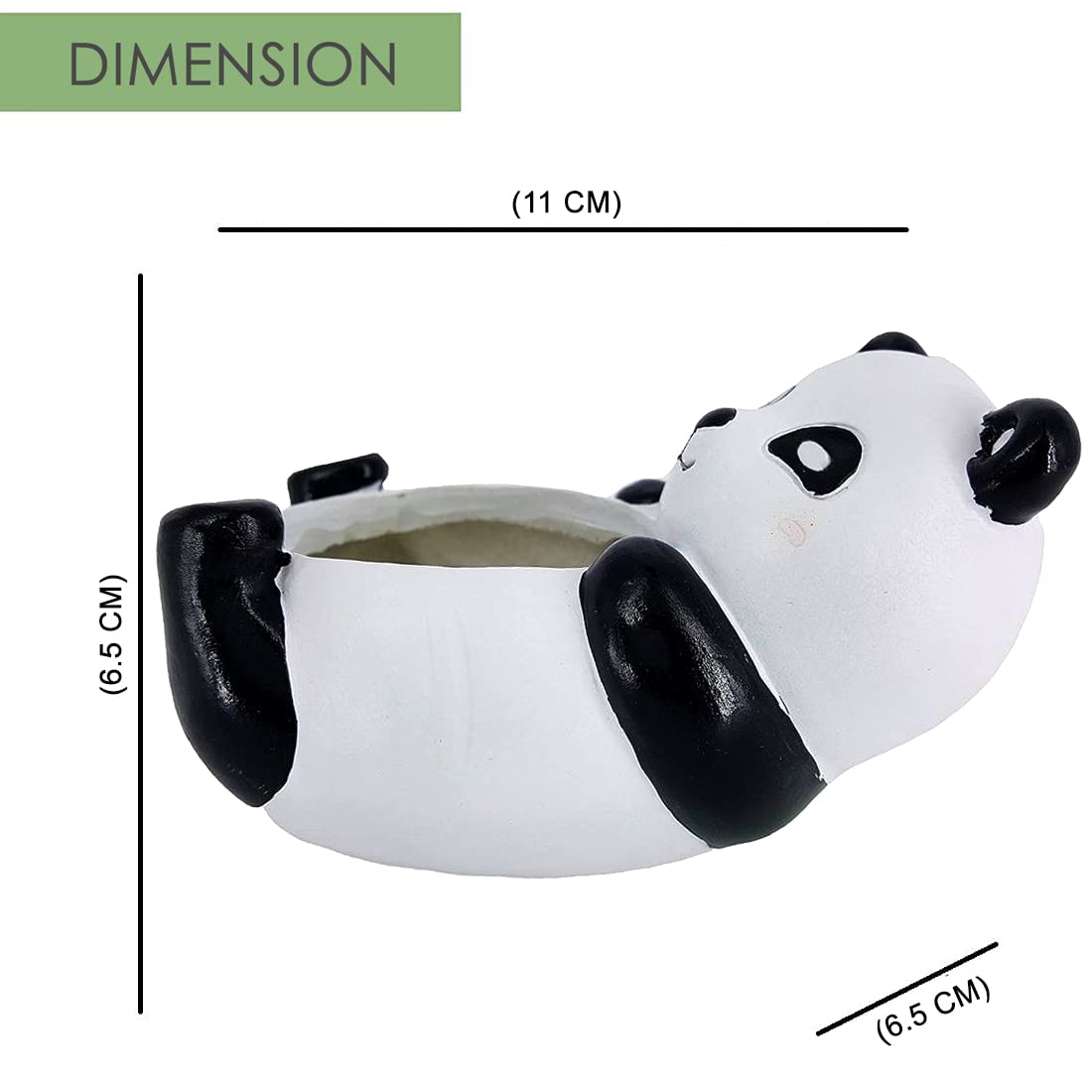 Panda Succulent Planter-ArtyCraftz.com