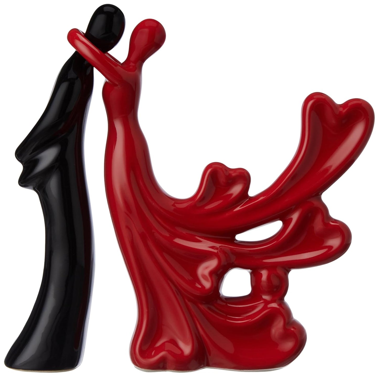 Passionate Lover Hugging Couple Figure