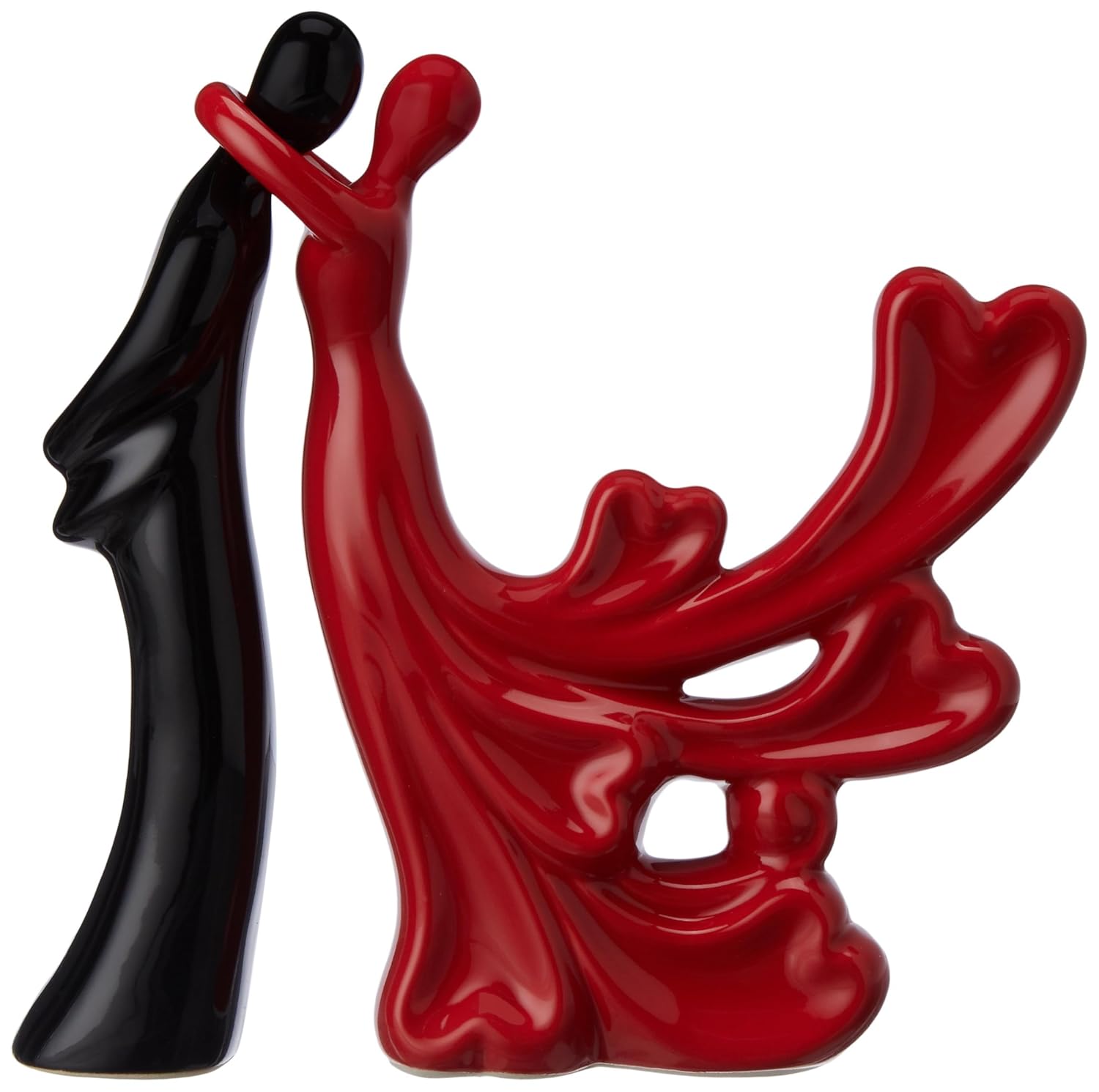 Passionate Lover Hugging Couple Figure