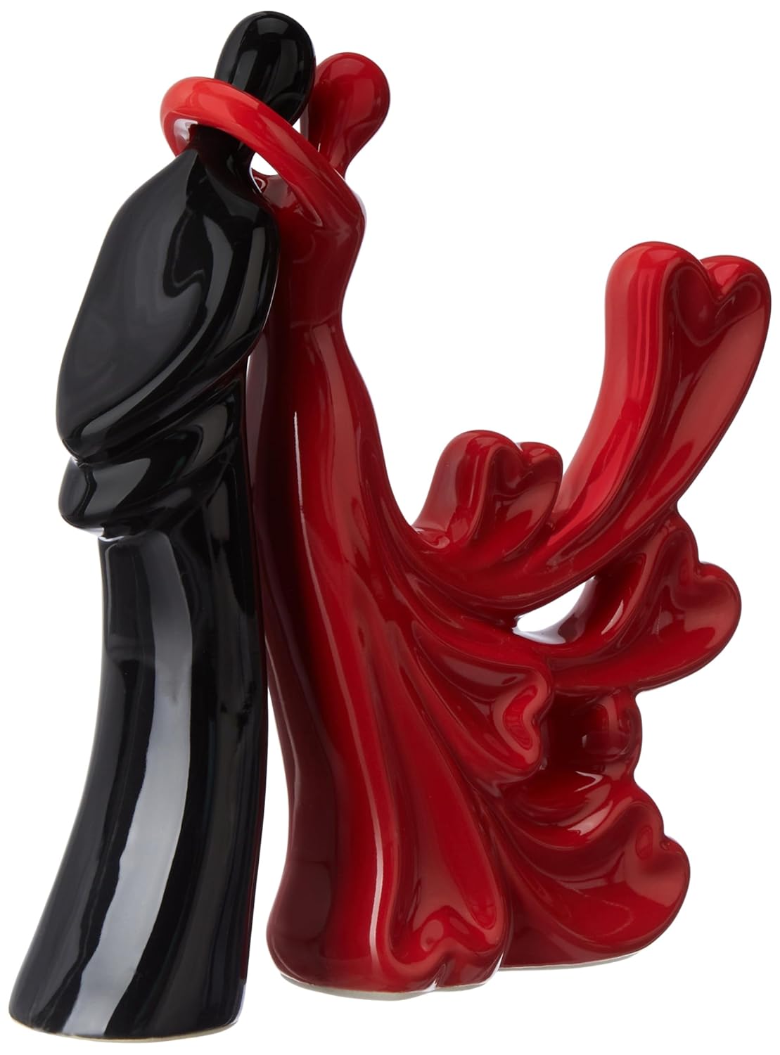 Passionate Lover Hugging Couple Figure