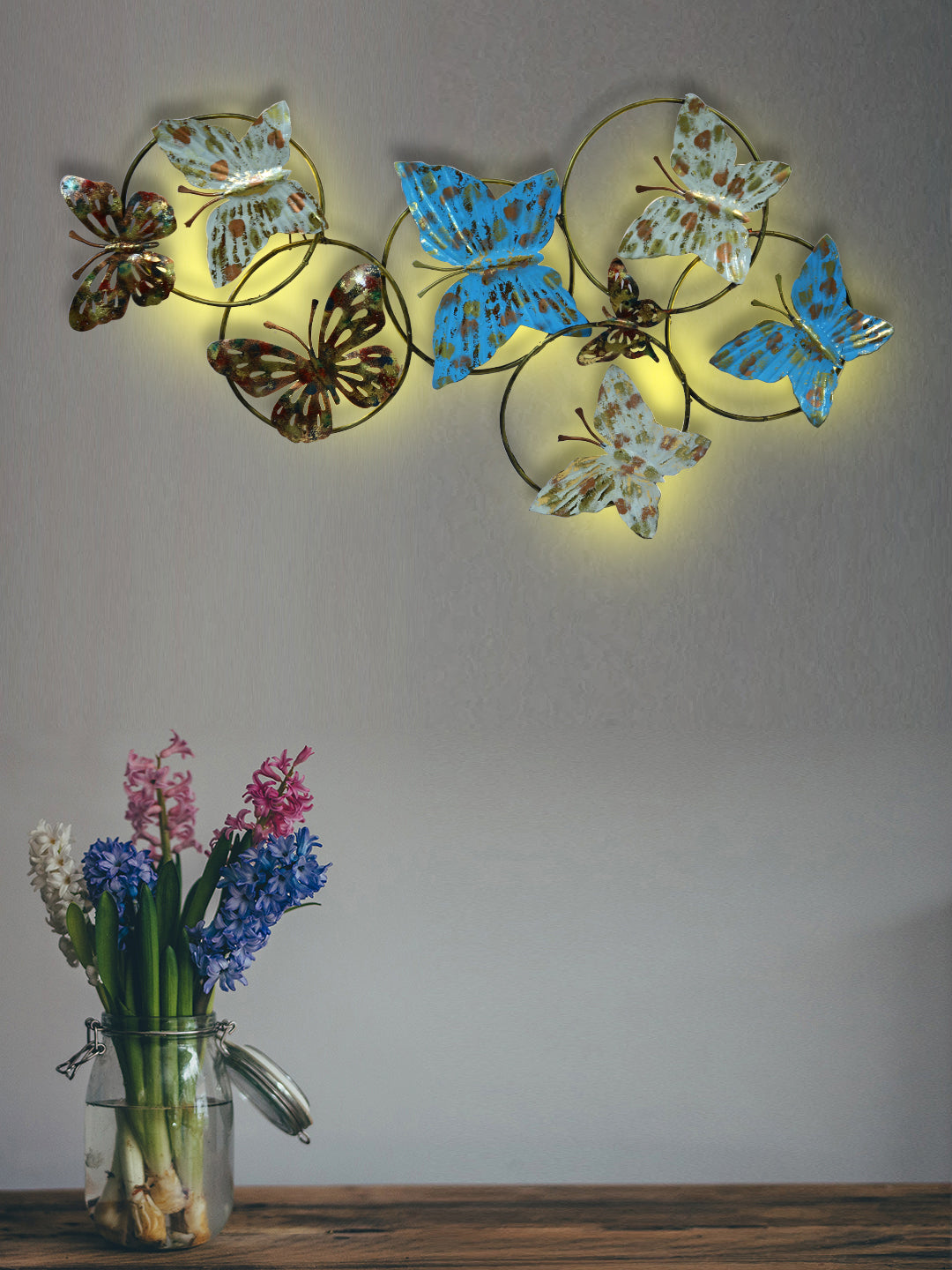 Pastel Coloured Butterfly Wall Art-ArtyCraftz.com