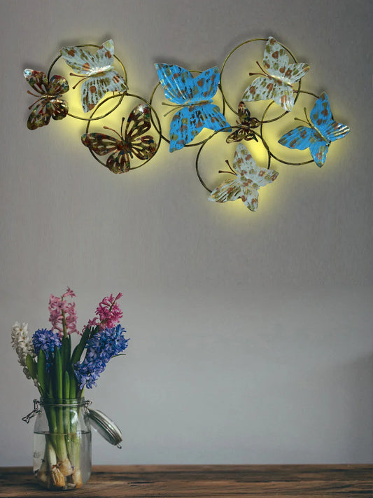 Pastel Coloured Butterfly Wall Art-ArtyCraftz.com