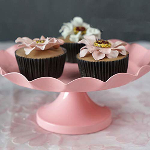 Pink Round Metal Cake Holder - ArtyCraftz.com