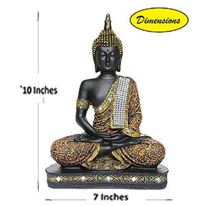 Polyresin Awakened Buddha Statue Showpiece-ArtyCraftz.com