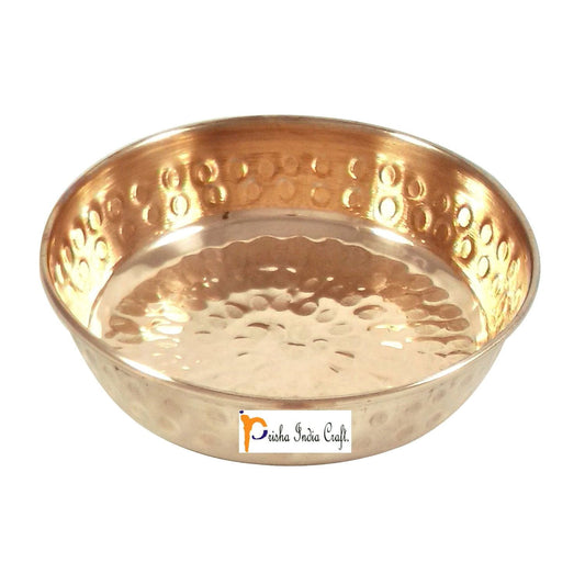 Pure Copper Serving Pudding Bowl - ArtyCraftz.com