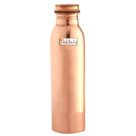 Pure Copper Water Bottle Classic Design | Capacity 900 ML - ArtyCraftz.com