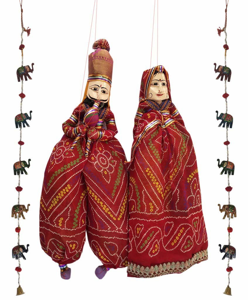 Rajasthani Handcrafted Handmade Kathputli - ArtyCraftz.com