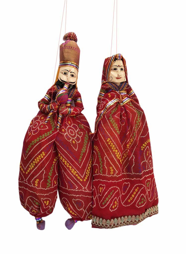 Rajasthani Handcrafted Handmade Kathputli - ArtyCraftz.com