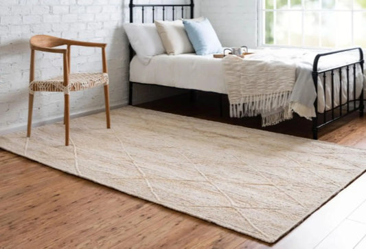 Rectangular Jute Area Rug