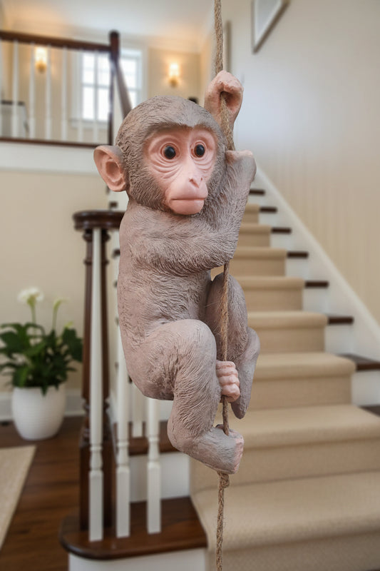 Cute Monkey Hanging Wall Decor Set of 2-ArtyCraftz.com