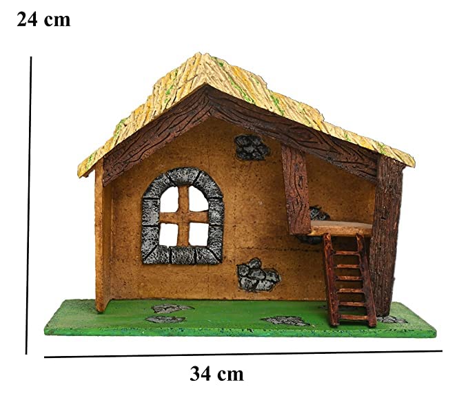 Resin Nativity Stable House for Christmas Crib-ArtyCraftz.com