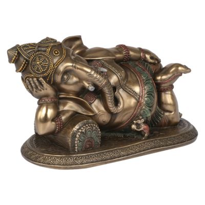 Resin Reclining Ganesha Statue