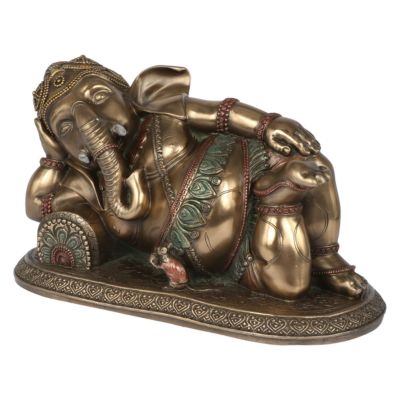 Resin Reclining Ganesha Statue