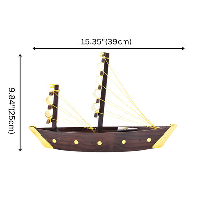 Wooden Miniature Sailing Kerala Ship