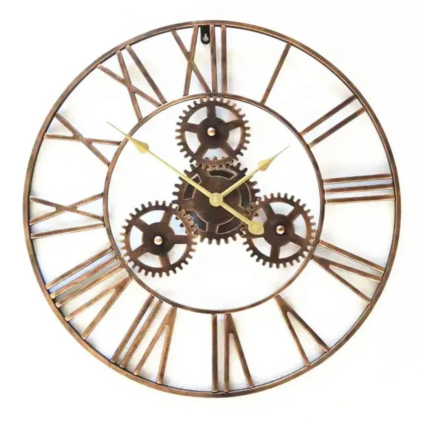 Antique Roman Numbers Wall Clock