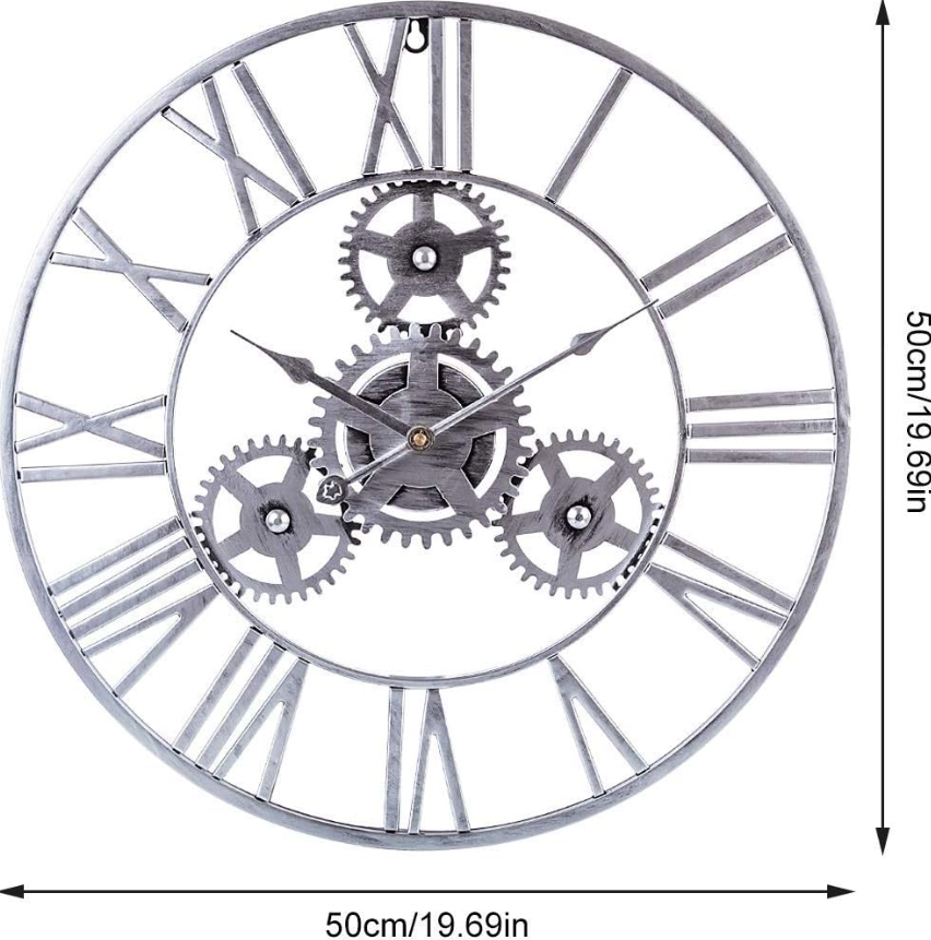 Silver Modern Wall Clock