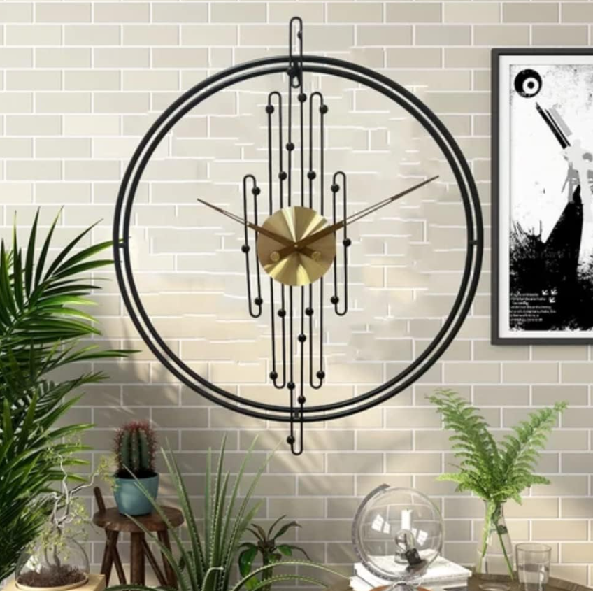 Metal Aesthetic Modern Wall Clock