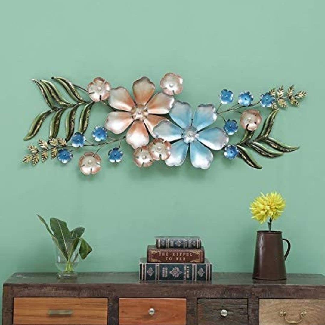 Shimmering Flowers Wall Art-ArtyCraftz.com