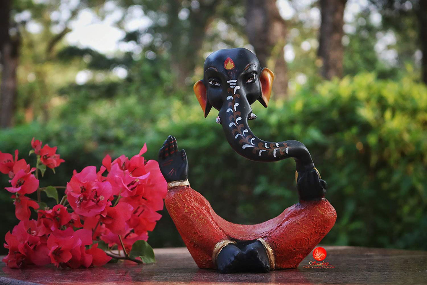 Polystone Floating Ganesha Idol/Show Piece for Home and Office Decor - ArtyCraftz.com