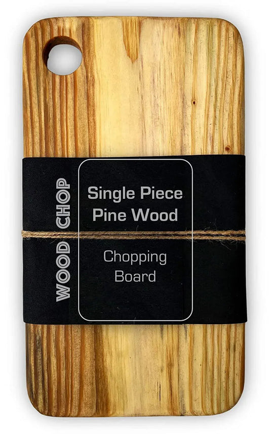 Single Solid Pine Wooden Chopping / Cutting Board, Medium - ArtyCraftz.com
