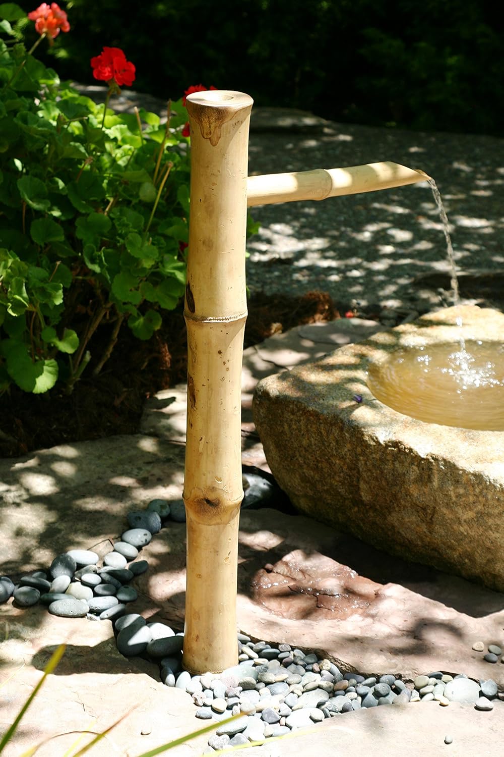 Single Sprout Garden Pond Bamboo Fountain-ArtyCraftz.com