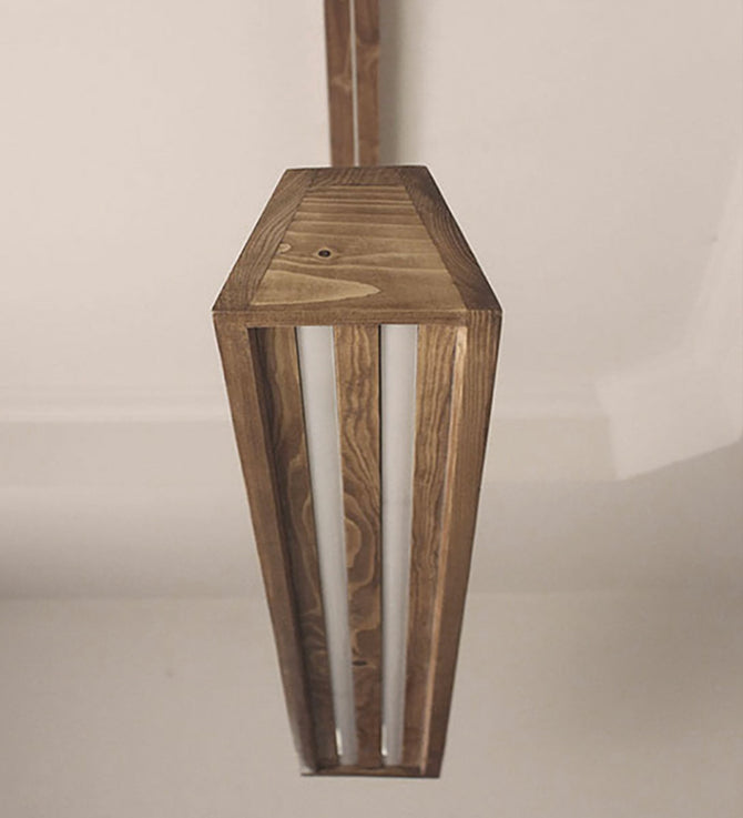 Sirius 48 Brown Wooden LED Hanging Lamp-ArtyCraftz.com