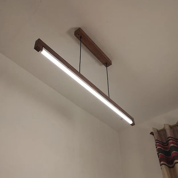 Slimline 48 Brown Baton LED Hanging Lamp