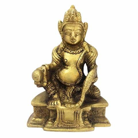 Sri Hindu Religious God Kuber Idol Sculpture Statue - ArtyCraftz.com