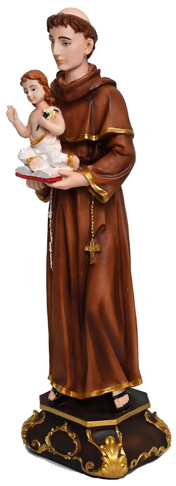 St Anthony - 12 inches Resin Idol