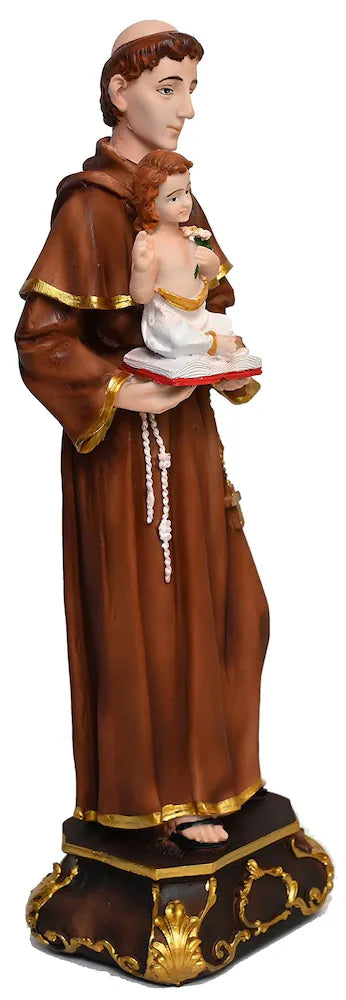 St Anthony - 12 inches Resin Idol