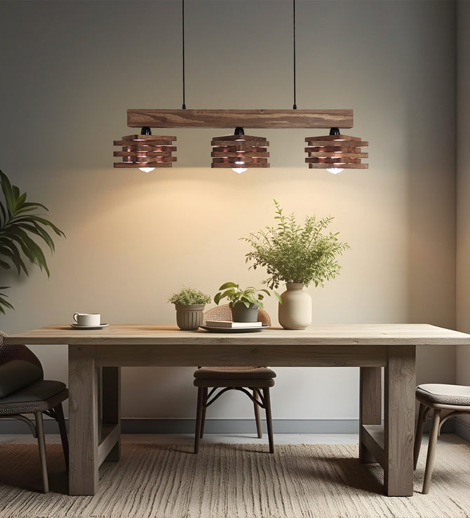 Star Brown Series Hanging Lamp-ArtyCraftz.com