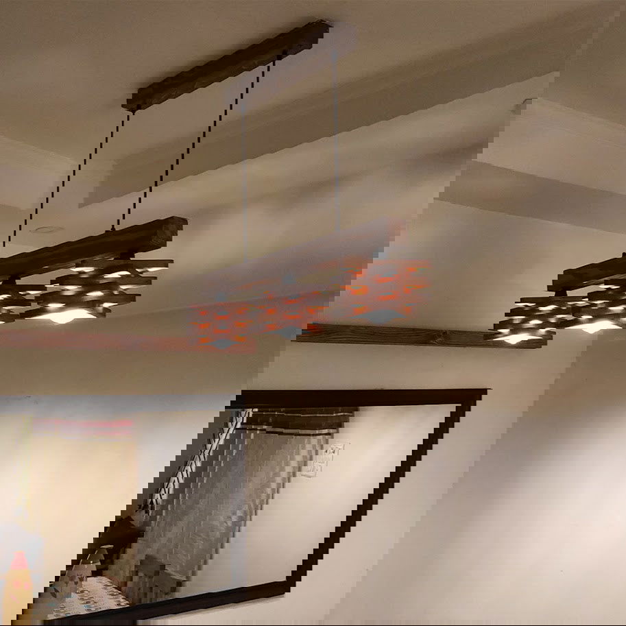 Star Brown Series Hanging Lamp - ArtyCraftz.com