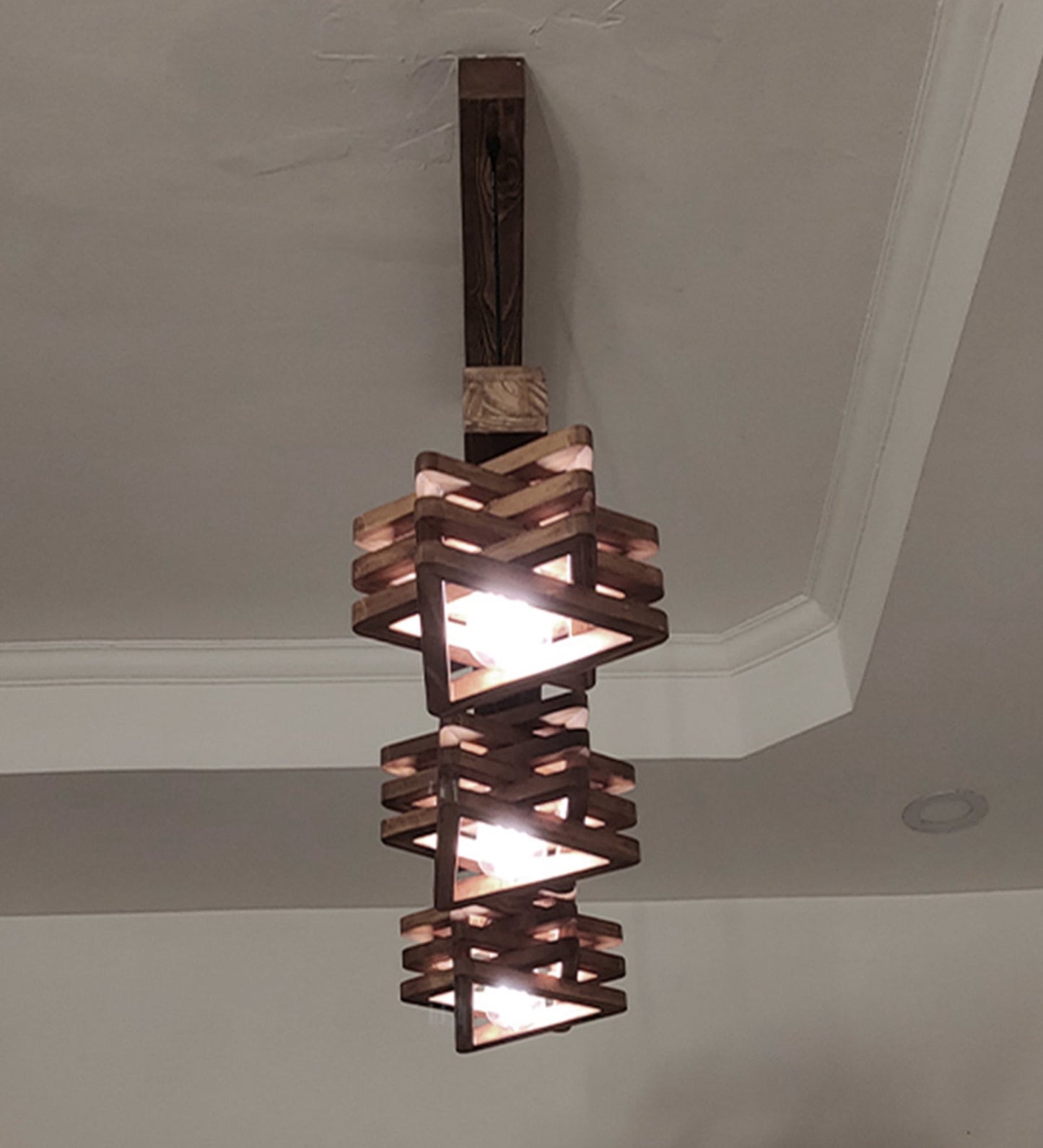 Star Brown Series Hanging Lamp-ArtyCraftz.com