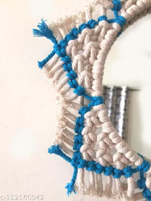 Star Shaped Macrame Mirror-ArtyCraftz.com