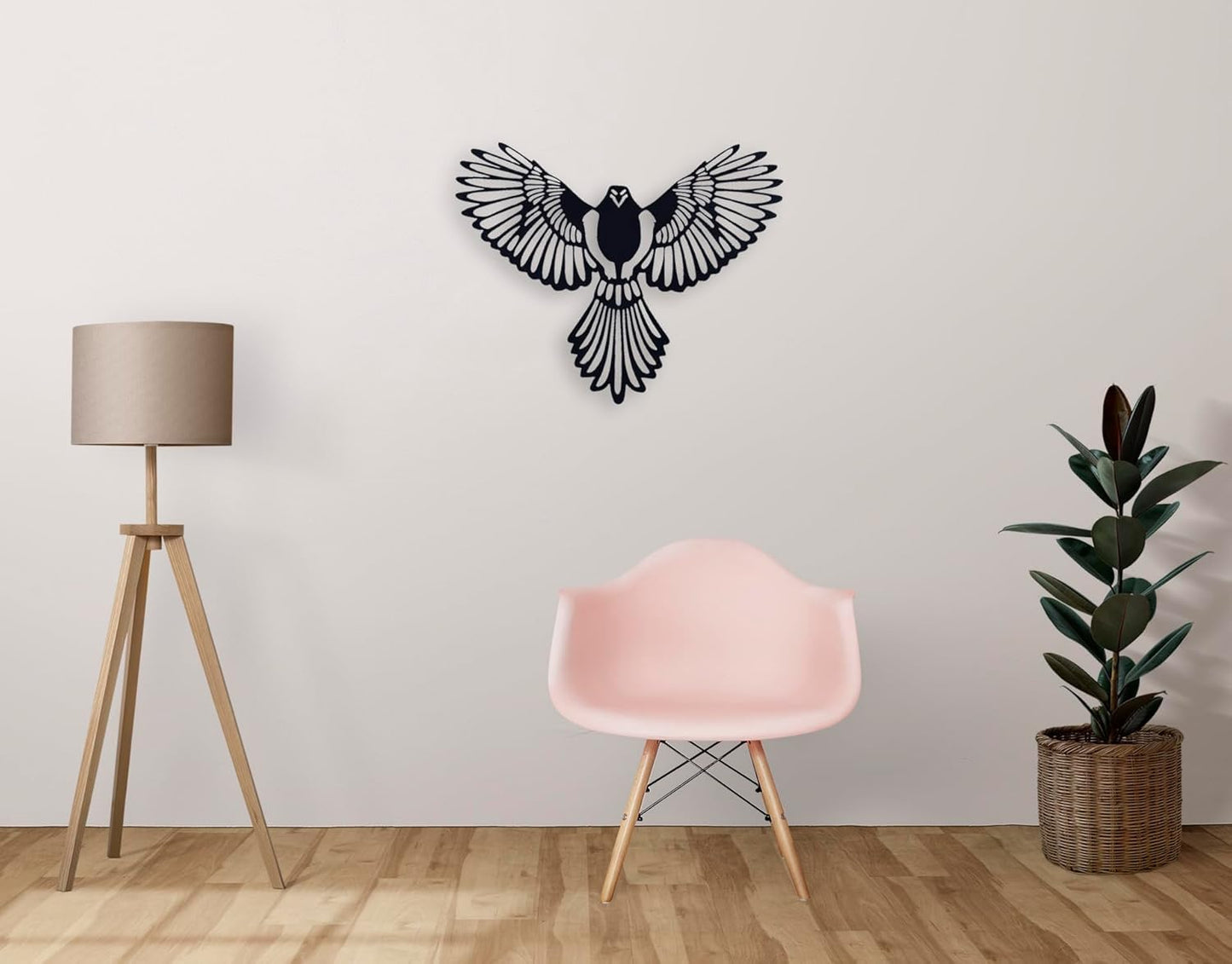 Striking Laser-Cut Gliding Hawk Wall Art-ArtyCraftz.com